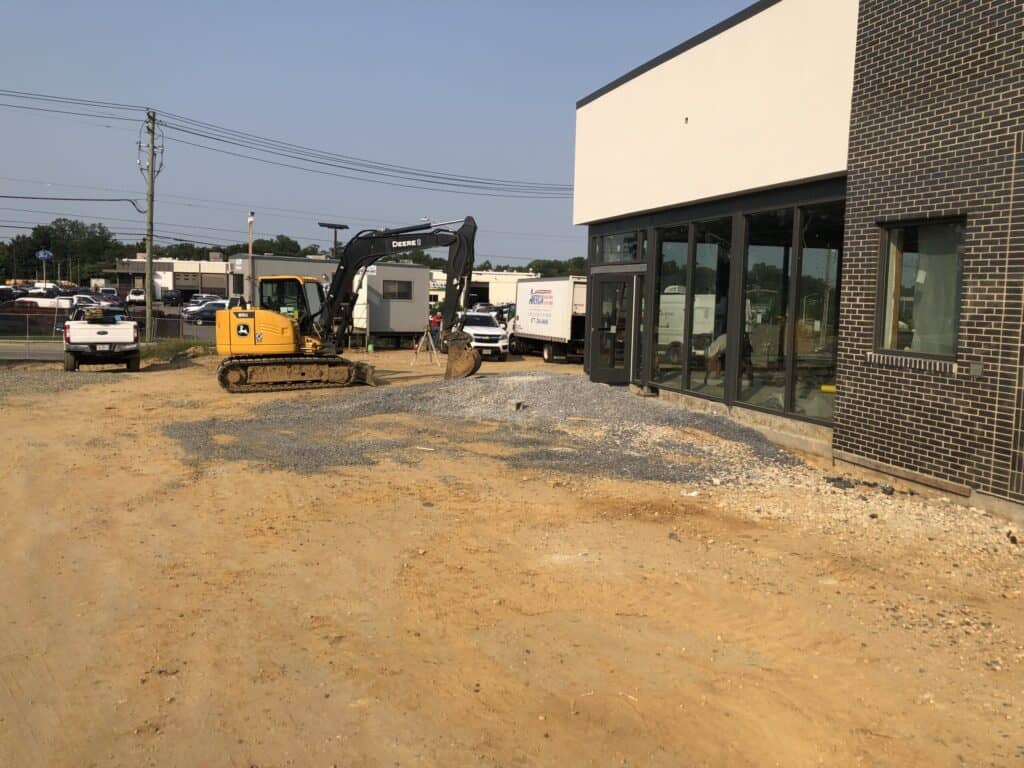 Muller team performing site development services