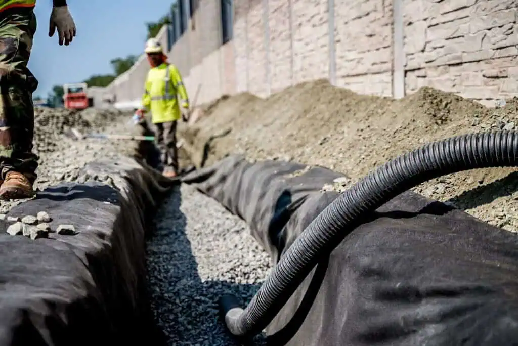 Utility Drain Install