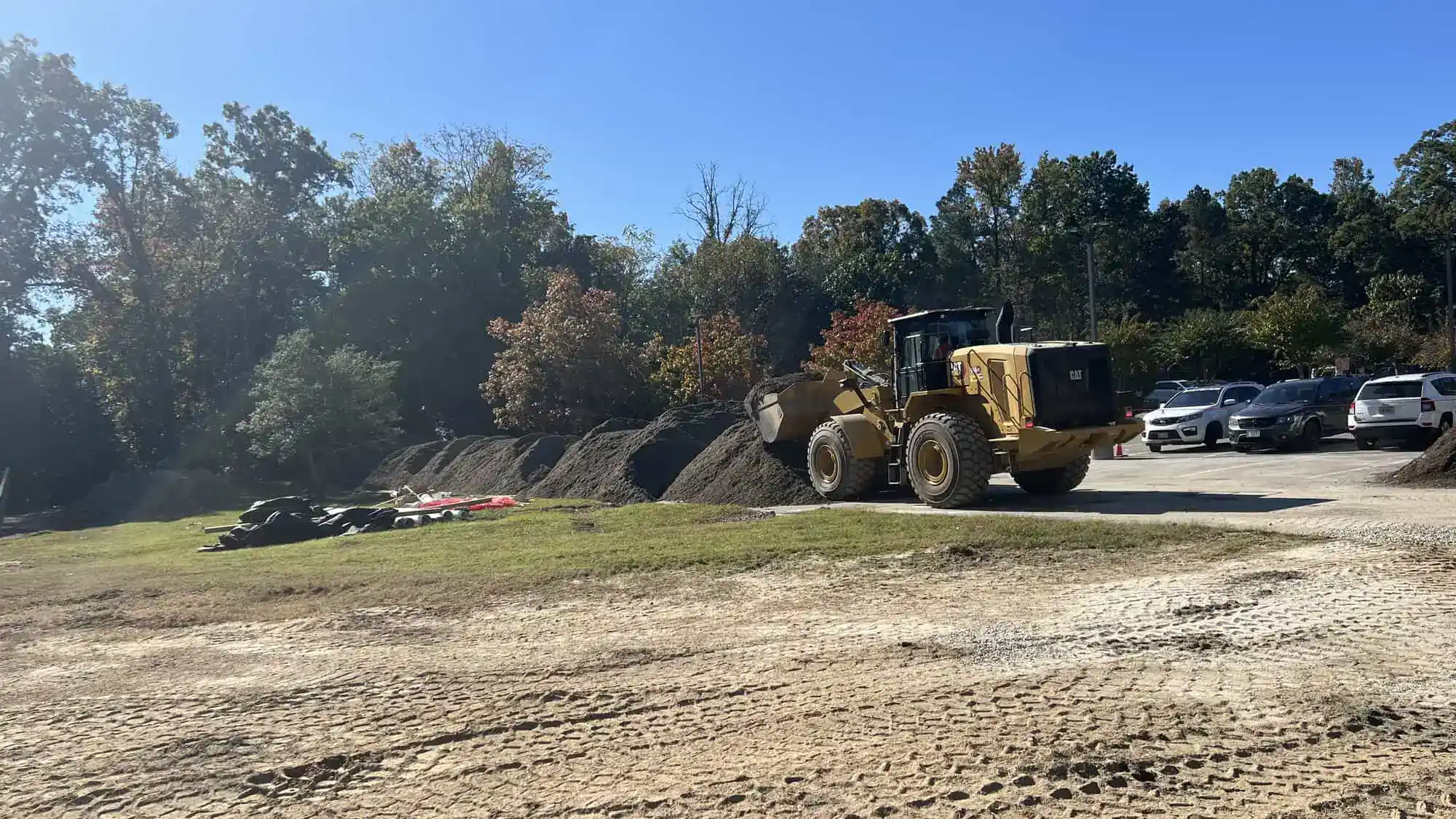 bioretention facility media replacement at north park library in richmond, virginia